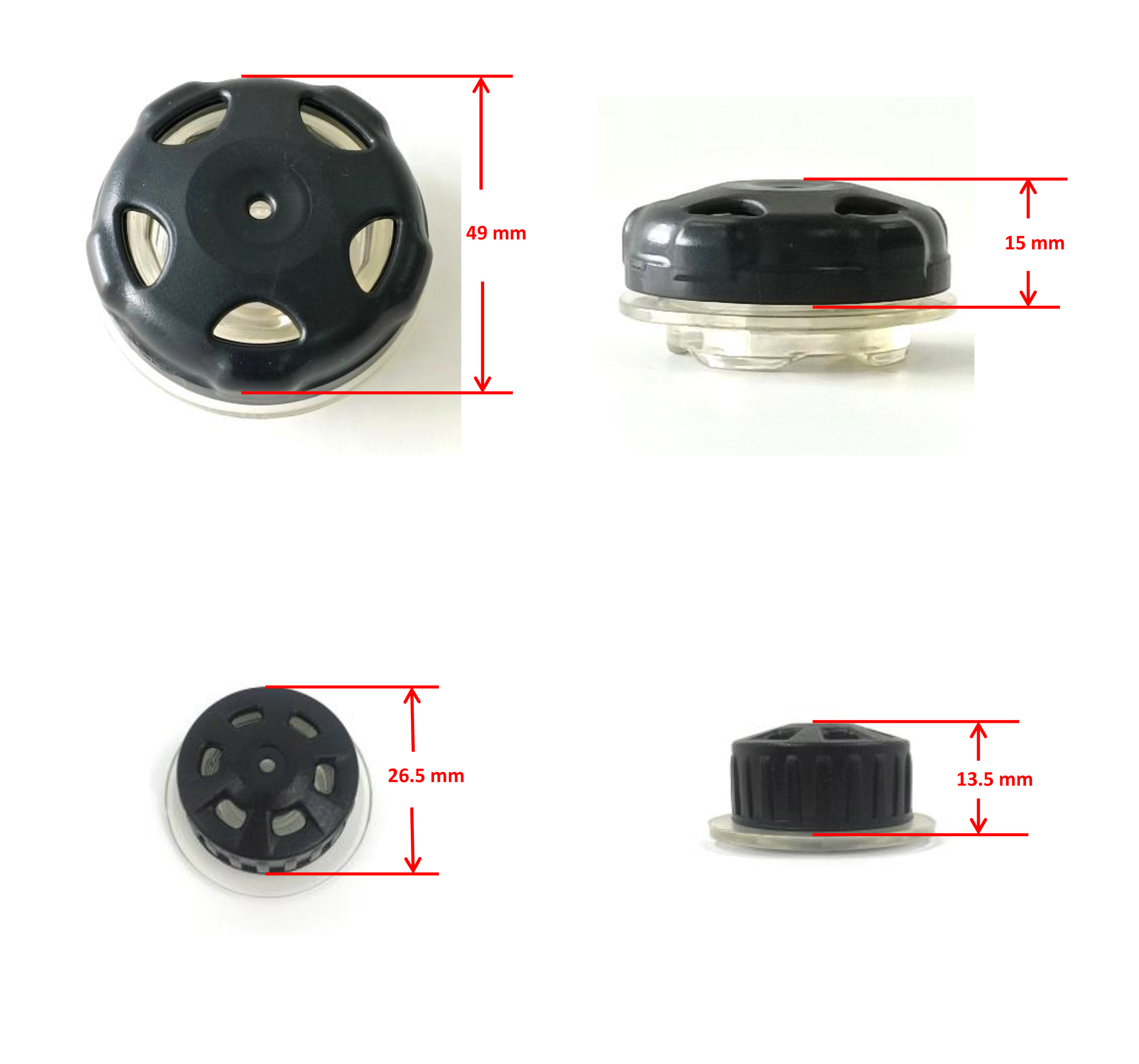 OPV CAP FOR BIG THREAD RETAINER 