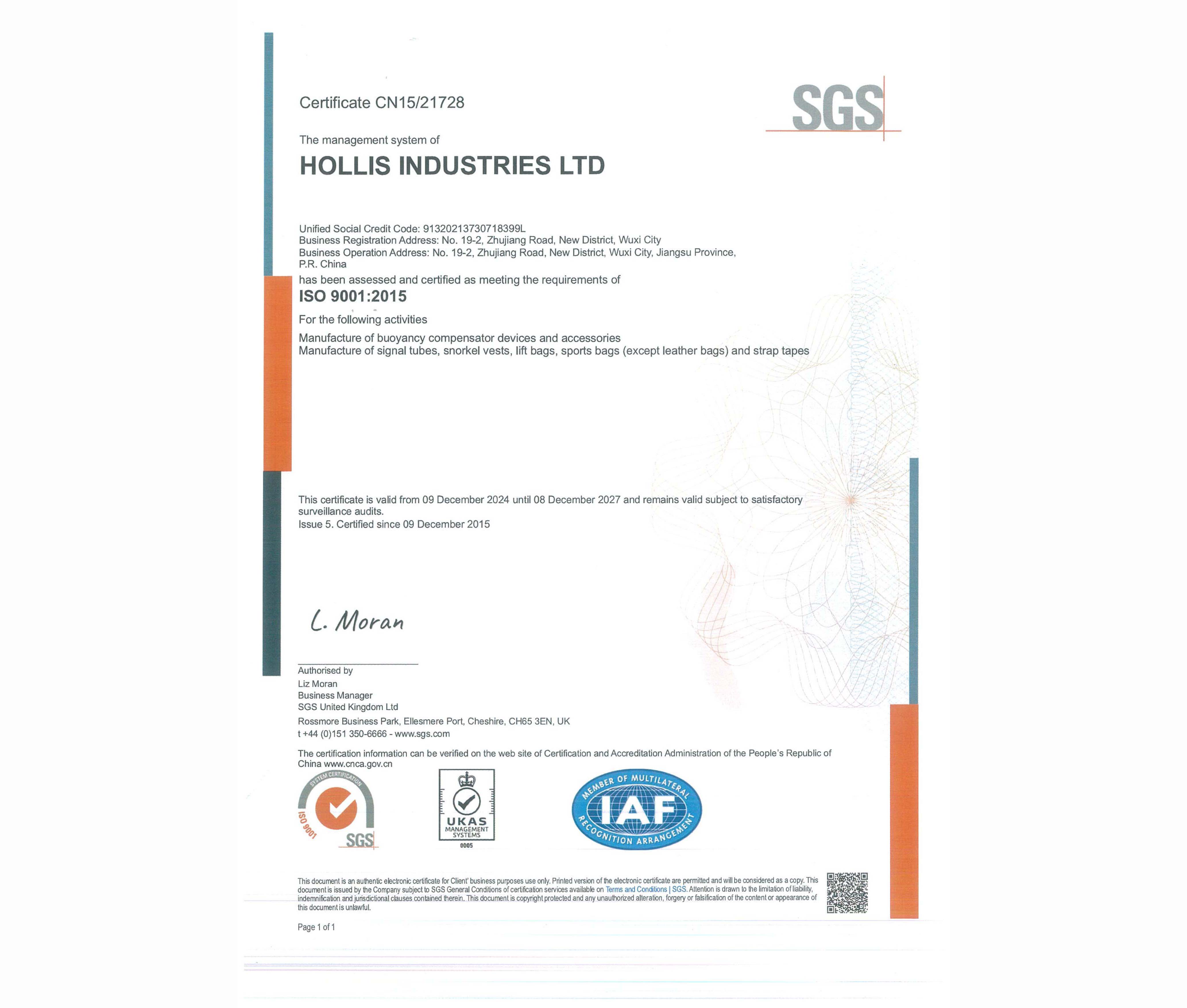 ISO 9001 EN 2015